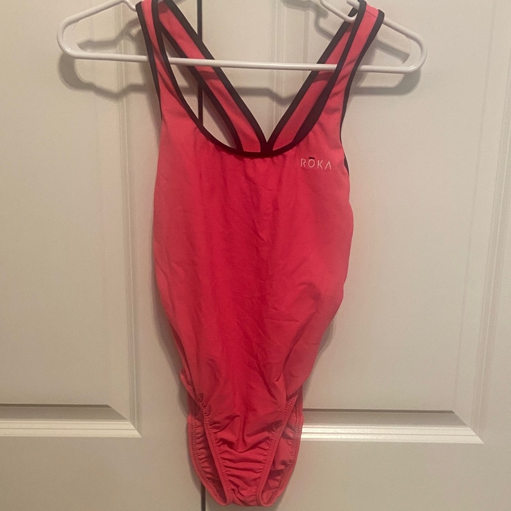 ROKA Women's Pink One Piece Swimsuit